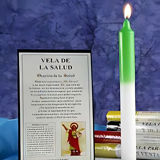 Vela Oración de la Salud – Hecha a Mano (8 horas de duración)