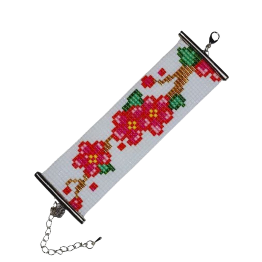 Brazalete HANA “Flor” – Telar