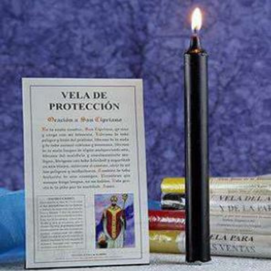 Vela Oración San Cipriano – Hecha a Mano (8 horas de duración)
